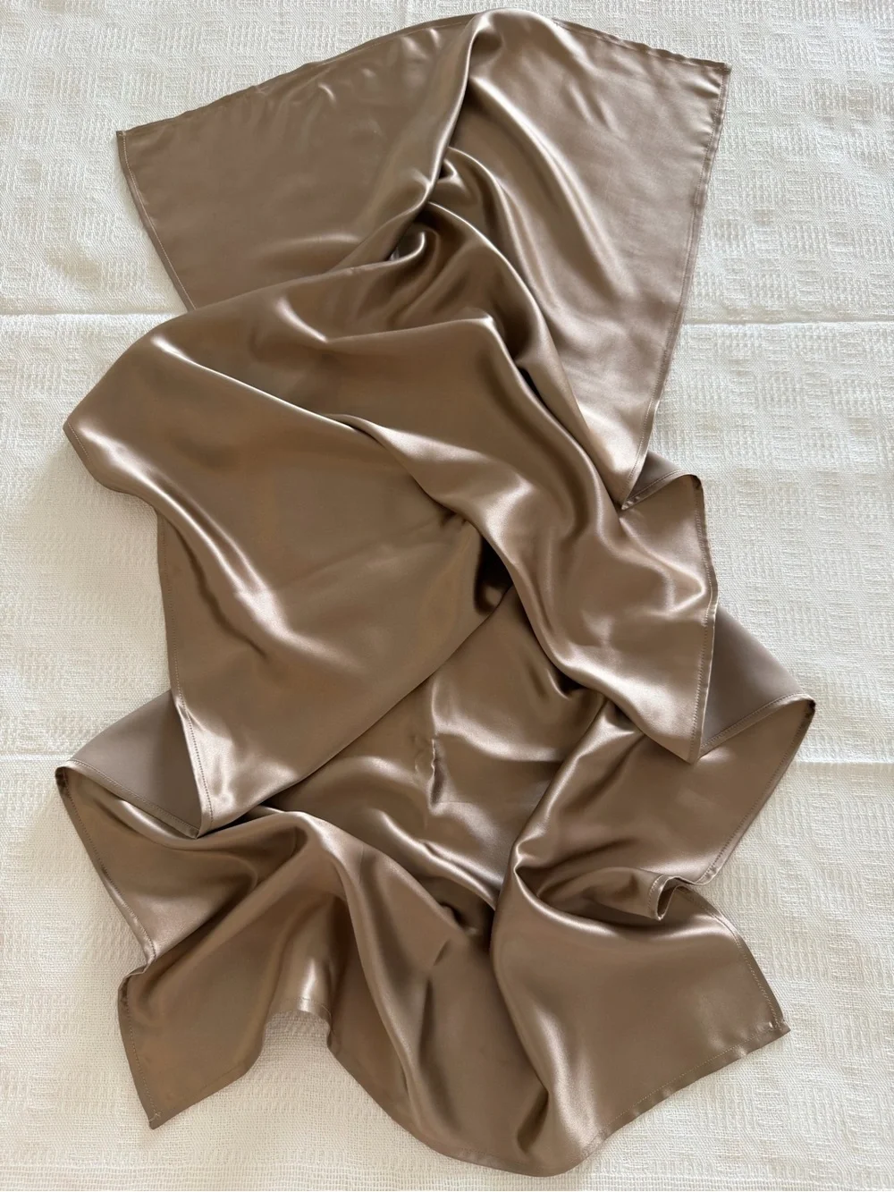 Premium Silk Towel 6A  for Hair and Face 100% Mulberry Silk 40 Momme  50x110cm